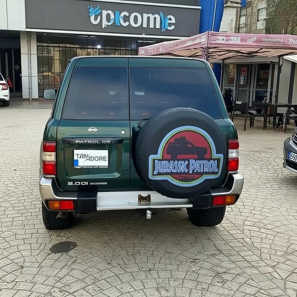 Чехол на запасное колесо Jurassic Patrol